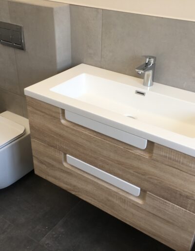 Gallery Toilet and Basin Brown